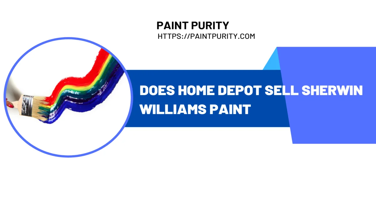 does home depot sell sherwin williams paint