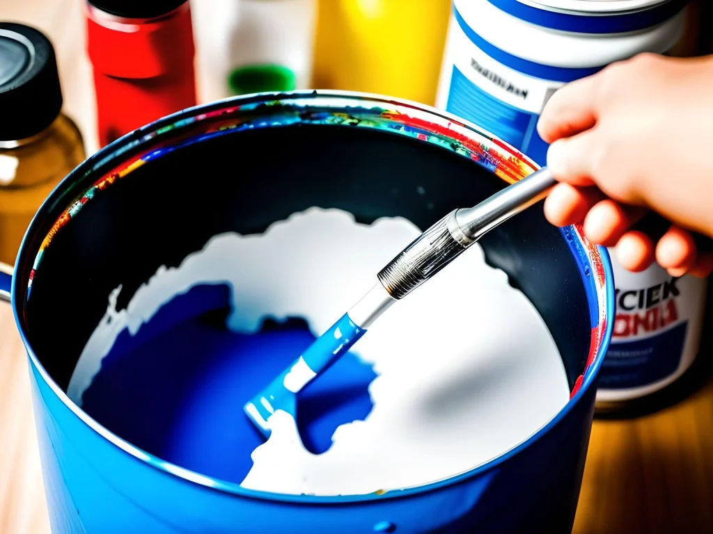 Opening the Screw on the Lid of a 5 Gallon Paint Bucket