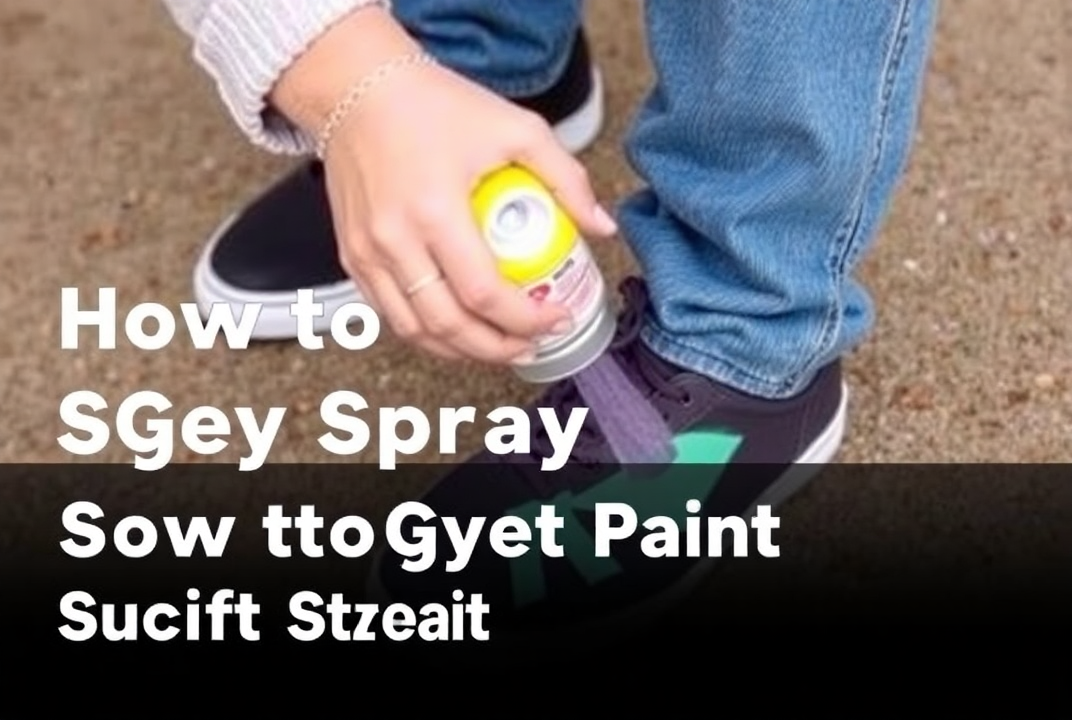 How to Get Spray Paint Off Shoes