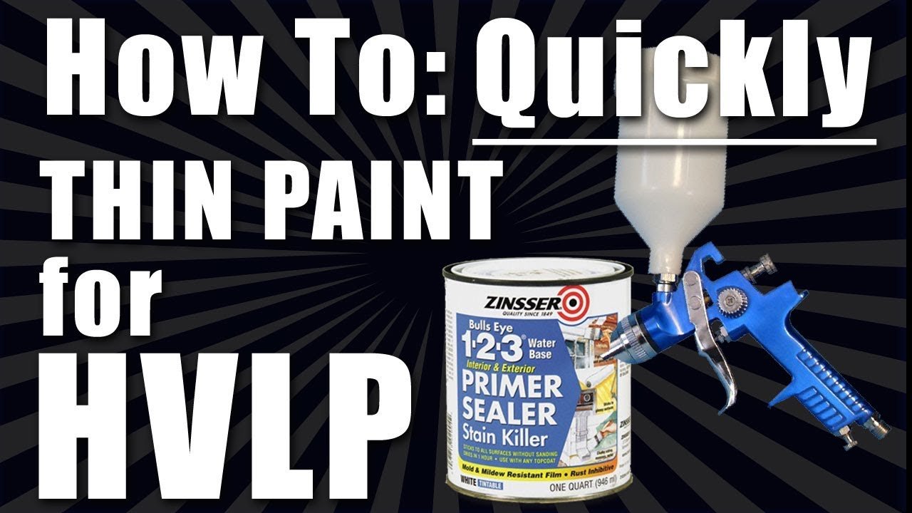How Much Water To Thin A Quart Of Latex Paint