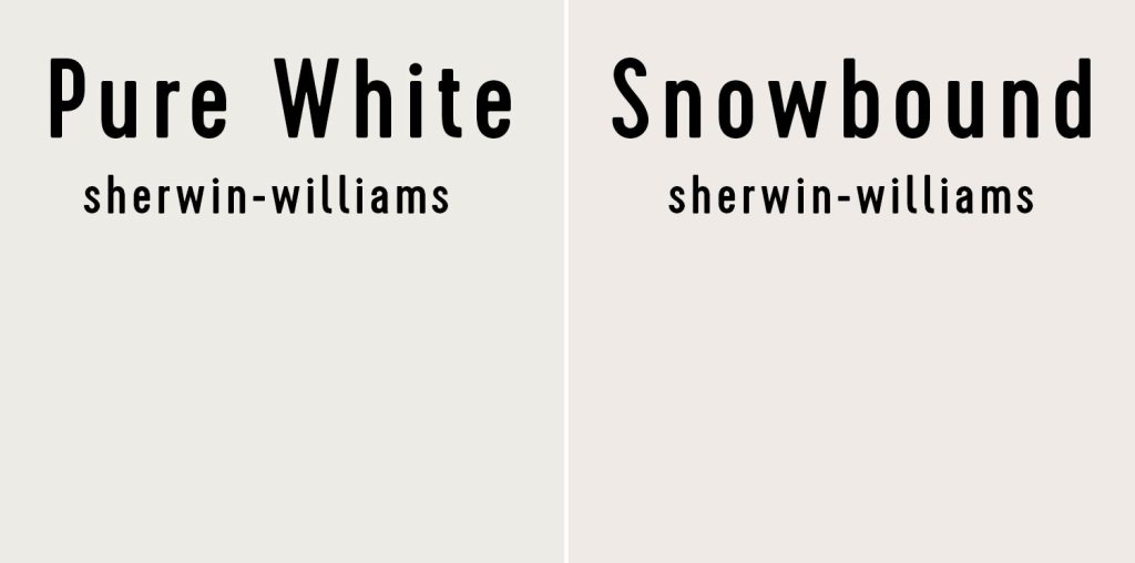 Snowbound Vs Pure White