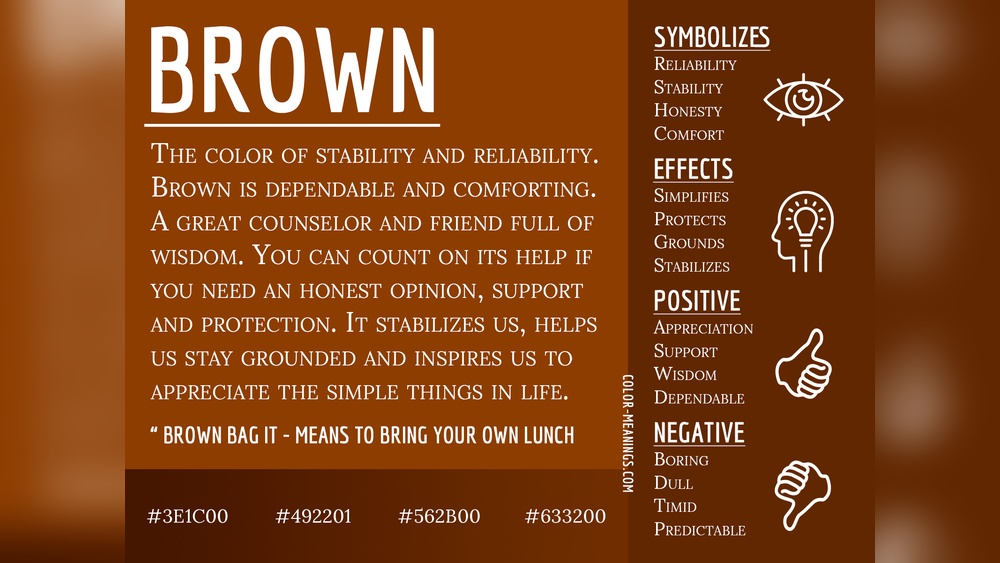 Can the Color Brown Represent Tension