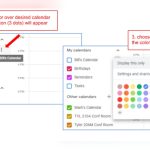 How to Change Google Calendar Color