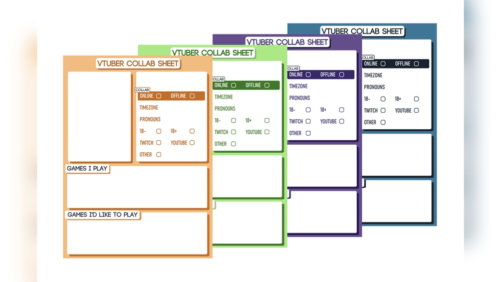 How to Change the Color of the Vtuber Collab Sheet