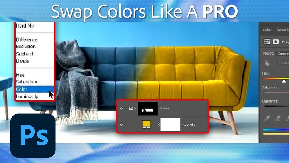 How to Change to Color of an Object in Photoshop