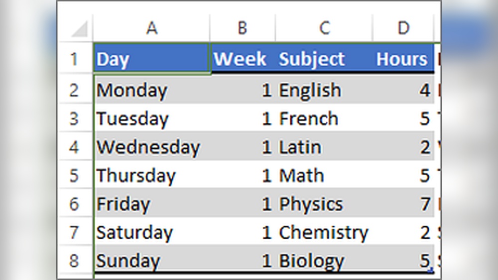 How to Color Every Other Row in Excel