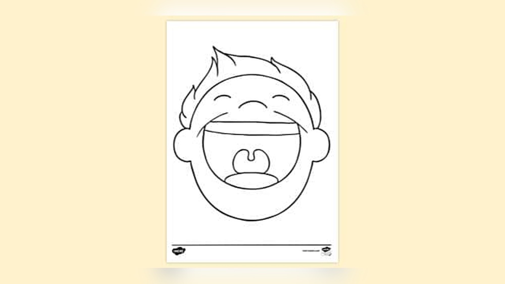 How to Color Open Mouth