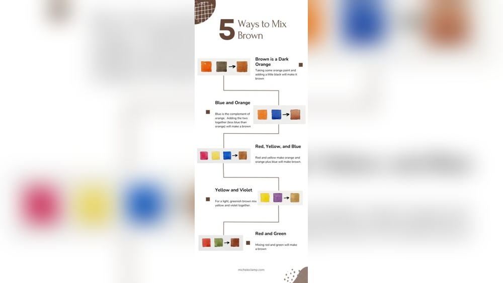 How to Make a Color Brown