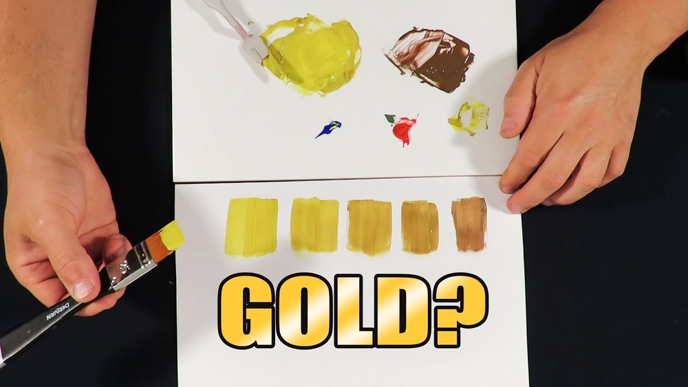 How to Make a Gold Color Paint