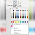 How to Make a Word Document With a Background Color