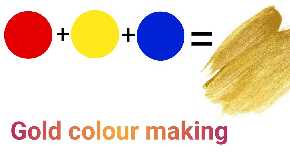 How to Make Gold Color in Paint