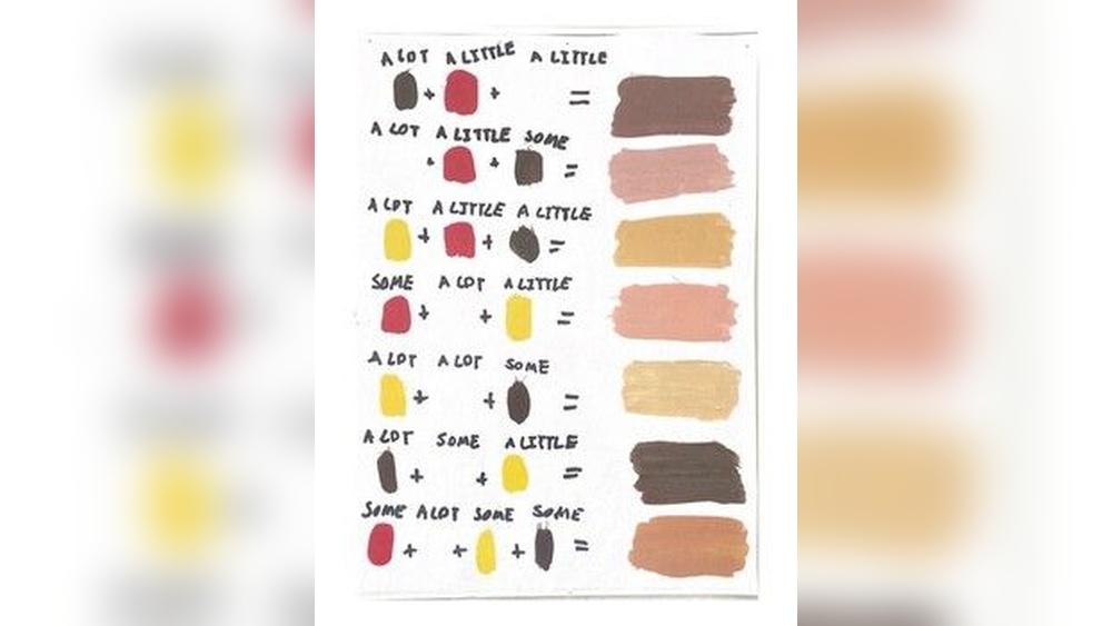How to Make Paint Skin Color
