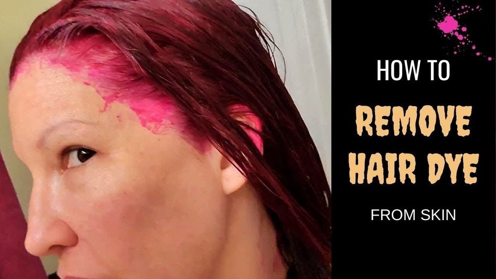How to Remove Hair Color from Skin