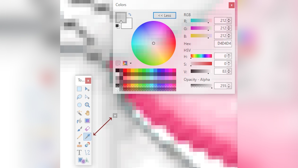 How to Select Colors in Paint Net