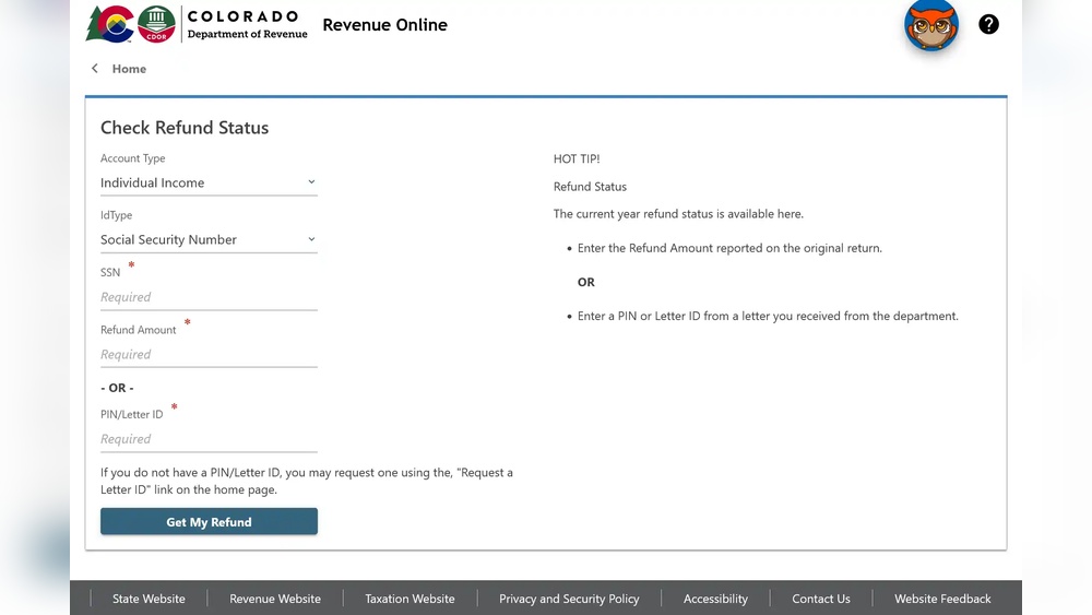 Where'S My Refund Colorado